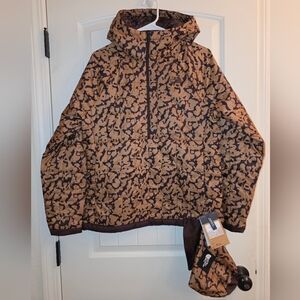 NWT! The North Face XS Women's Circaloft 1/4 Zip Pullover Packable Jacket